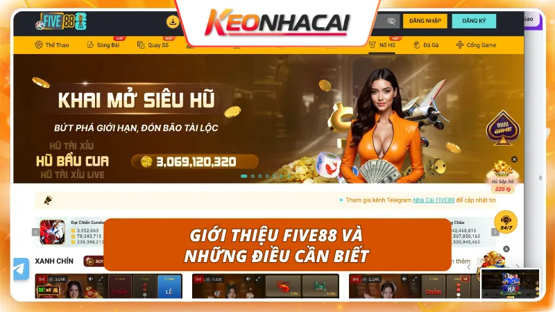 FIVE88 1 Khám phá sân chơi cá cược đẳng cấp dành cho người mới