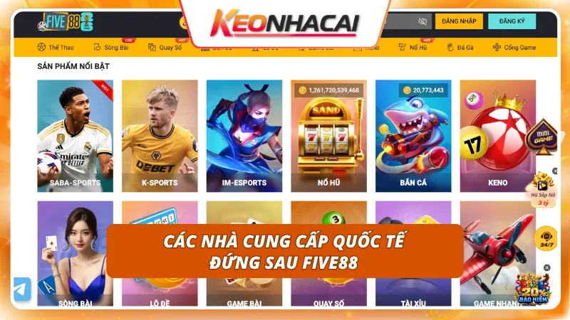 FIVE88 6 Bắt tay những tập đoàn hàng đầu nâng tầm trải nghiệm game