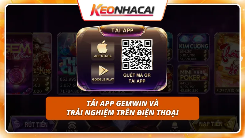GEMWIN 8 Phần mềm di động tối ưu giúp cược thủ vào cược thuận tiện