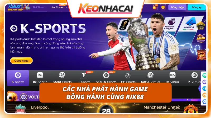 RIK88 6 Cổng cược bắt tay cùng những ông trùm đổi thưởng khét tiếng