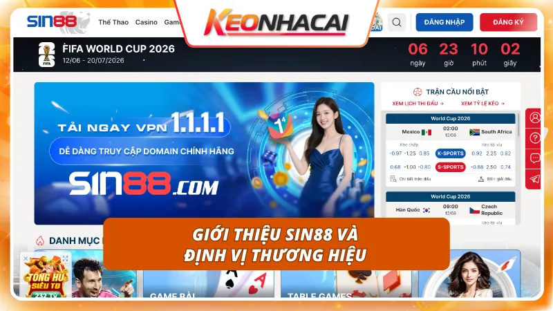 Sin88 1 Nền tảng cá cược đẳng cấp mang phong cách Singapore hiện đại