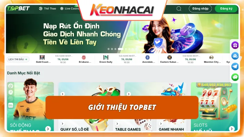 TOPBET 1 Điểm đến an toàn giúp anh em thoải mái tận hưởng đam mê