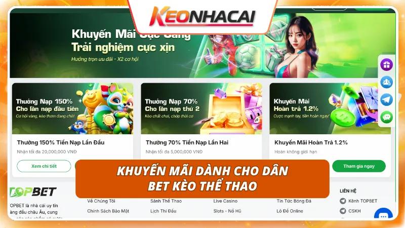 TOPBET 9 Hoàn trả đẳng cấp cùng vô vàn sự kiện ưu đãi thể thao bùng nổ
