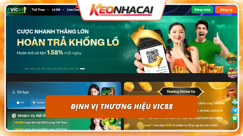 VIC88 1 Nền tảng ghi dấu ấn bằng sự phát triển và định hướng chuyên nghiệp