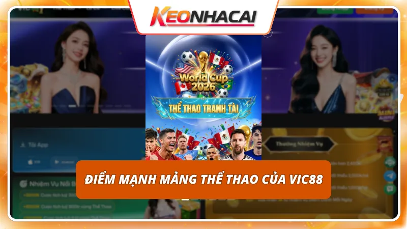 VIC88 3 Bao phủ hàng trăm giải đấu lớn nhỏ trên thế giới ở nhiều bộ môn