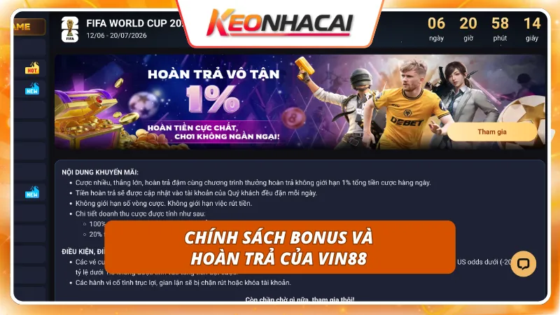 Vin88 10 Các sự kiện tặng code và quà tri ân áp dụng cho mọi hội viên
