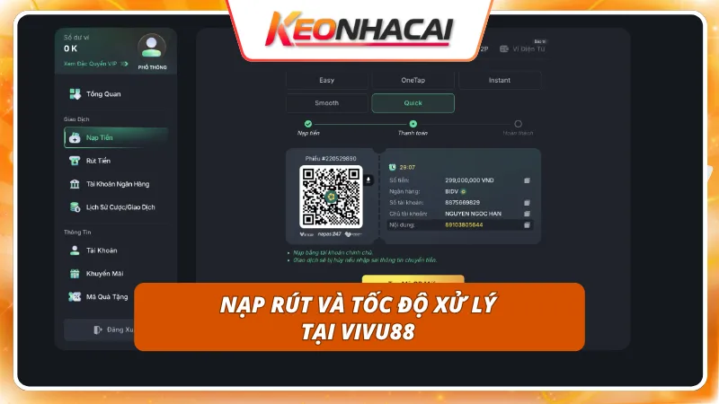 VIVU88 7 Kênh chuyển tiền đa phương thức hỗ trợ dân cược giao dịch linh hoạt
