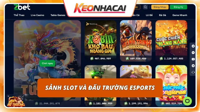 Zbet 6 Thiên đường quay hũ với hàng nghìn chủ đề phong phú
