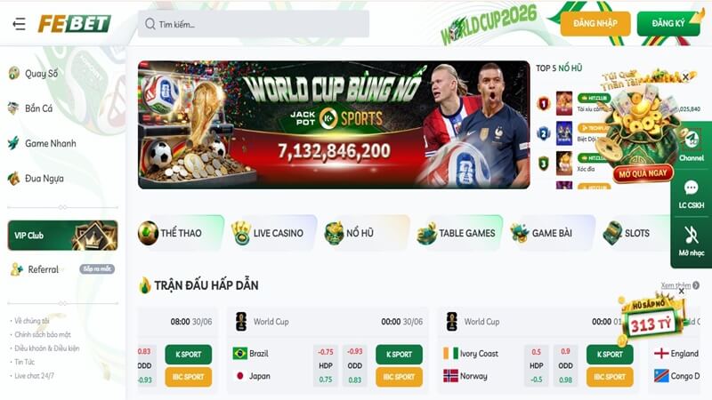 FEBET 1 giới thiệu về nhà cái FEBET
