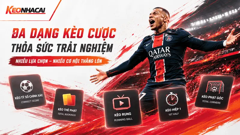 Kèo Nhà Cái ⭐️ Cập Nhật Tỷ Lệ Kèo Bóng Đá Mới Nhất T10/2026 31 có rất nhiều loại kèo cược khác phổ biến không kém